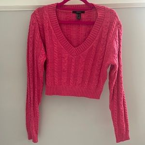 Forever 21 pink sweater